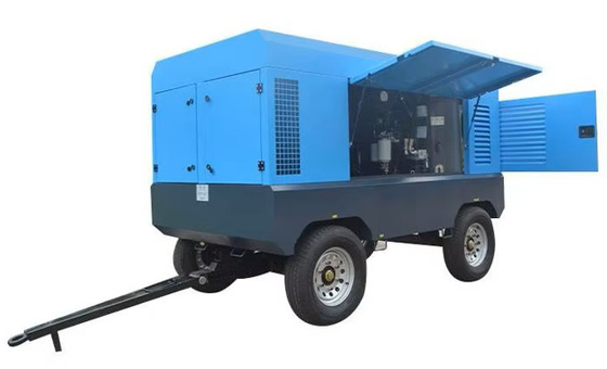 ingersoll rand 550cfm 350cfm κινητήρας ντίζελ 12 bar φορητός συμπιεστής αέρα για γεωτρήσεις πετρώματος