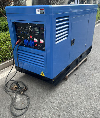 2 Διάταξη κινητήρα ζύμωσης 400A 350Amp ντίζελ MMA Arc Mig Welder Μεταφορτωτής γεννήτριας ζύμωσης