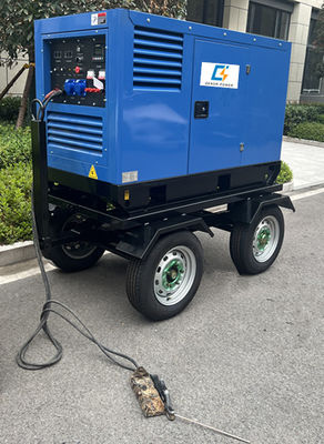 2 Διάταξη κινητήρα ζύμωσης 400A 350Amp ντίζελ MMA Arc Mig Welder Μεταφορτωτής γεννήτριας ζύμωσης